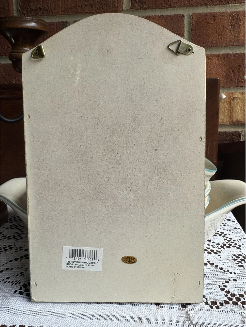 Vintage Cottage Core Home Sweet Home Wooden Wall Hanging Mail/Key Holder